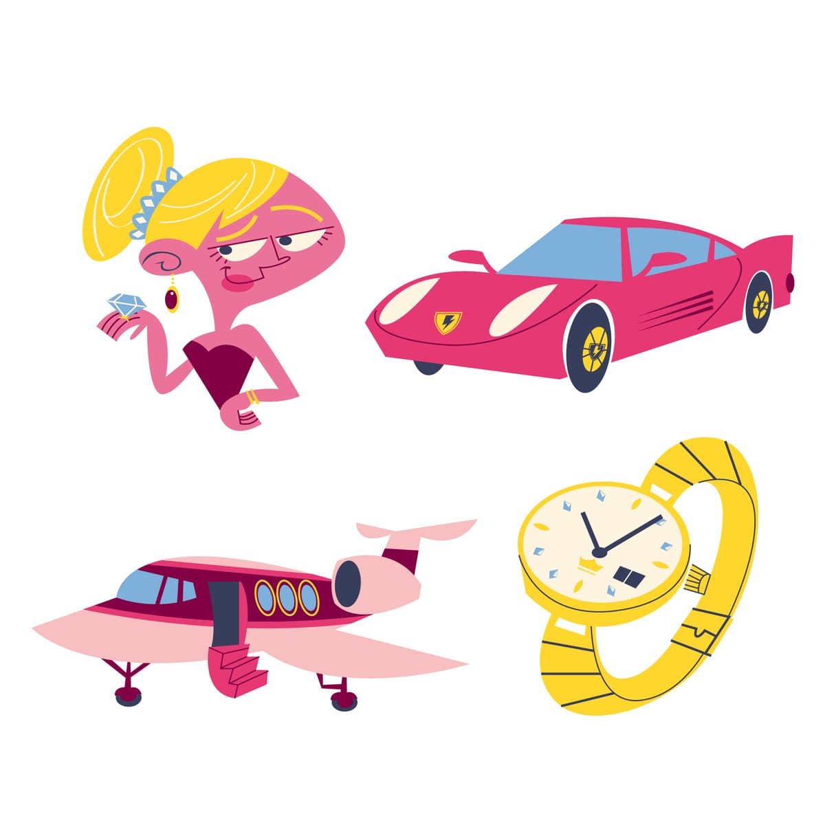 A New BMW, a McMansion, Latest iPhone, Fully Funded 401k.